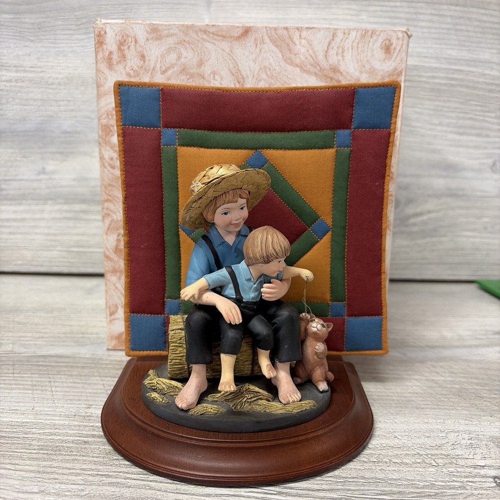The Amish Heritage Collection 1993 Eli and Benjamin Limited Edition 30013 (e9)